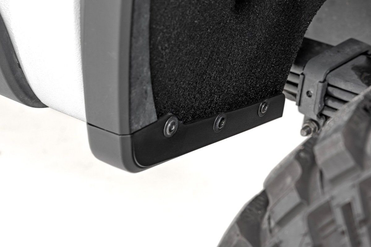 Chevrolet Silverado 3500 HD Mud Flap Delete Kit - Rough Country - Tri-Blend ABS - '20-'25